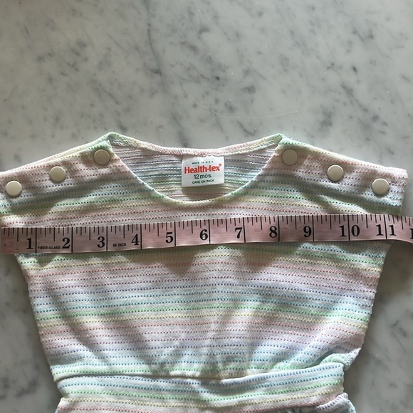 Vintage Healthtex Rainbow Romper 12 Months - Picture 5 of 7